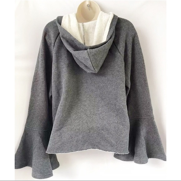 Melrose & Market Gray Hooded Sweatshirt NEW Small - Picture 4 of 7